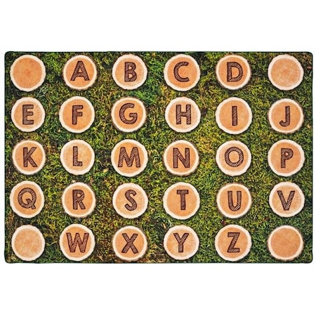 Carpets For Kids Carpets for Kids 60616 6 x 9 ft. Rectangle Alphabet Tree Rounds Seating Rug 60616